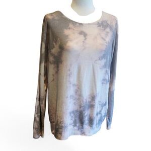 💚 BLUE LIFE Long Tie Dye Long Sleeve Sweater (M)